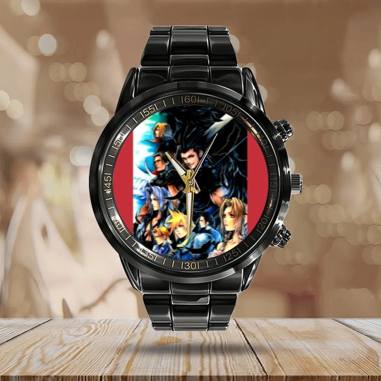 Discover Final Fantasy VII Crisis Core Calendar Steel Band Watch