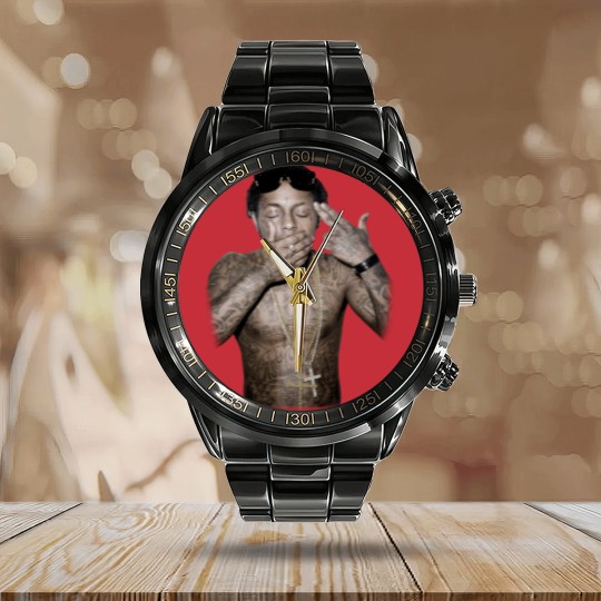 Discover Lil Wayne Rap Vintage Calendar Steel Band Watch, Tha Fix Before Tha VI Calendar Steel Band Watch