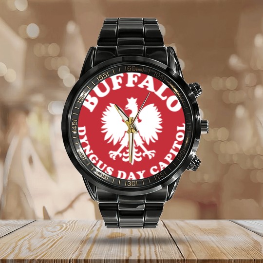 Discover Buffalo Dyngus Day Capitol - Dyngus Day - Calendar Steel Band Watch