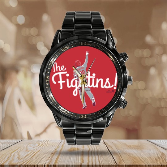 Discover JT Realmuto -- The Fightins -- Baseball Calendar Steel Band Watch