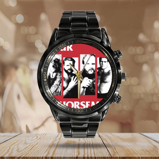Discover Four Horsemen Calendar Steel Band Watch