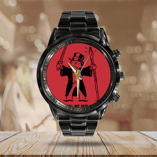 Discover You Shall Not Pass Go Calendar Steel Band Watch