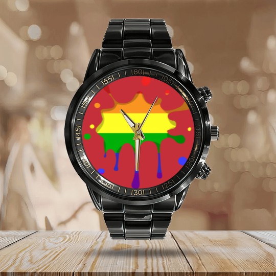 Discover Lgbtq Calendar Steel Band Watch, Lgbtq Calendar Steel Band Watch