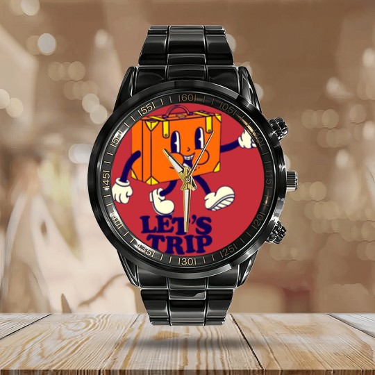 Discover Sturniolo Triplets Merch Lets Trip Casey Funny Trip Merch Calendar Steel Band Watch