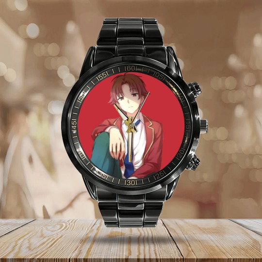 Discover Classroom of the Elite Ayanokouji v2compressed Calendar Steel Band Watch