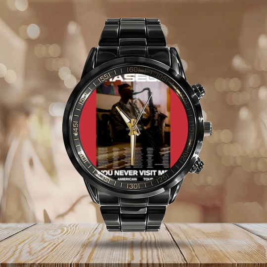 Discover Masego You Never Visit Me Tour 2023 dodson1 | Essential Calendar Steel Band Watch