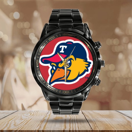 Discover Toledo Mud Hens Calendar Steel Band Watch