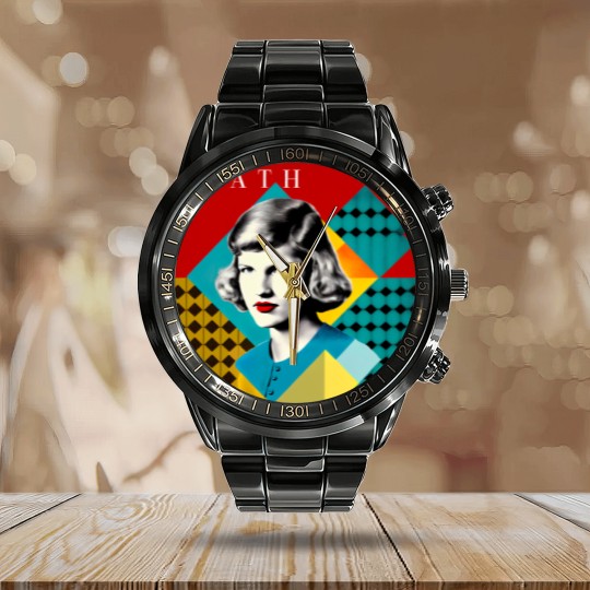 Discover SYLVIA PLATH(1)SYLVIA PLATH(1)SYLVIA PLATH(1)SYLVIA PLATH(1) Calendar Steel Band Watch