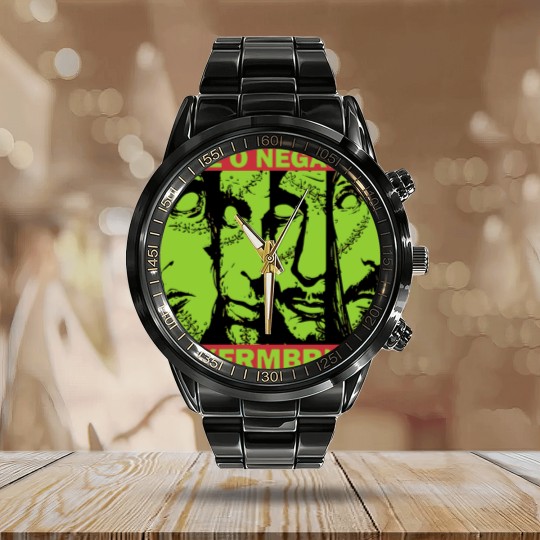 Discover Type O Negative World Coming Down Album Cover Calendar Steel Band Watch, Hard Rock Music Calendar Steel Band Watch