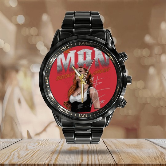 Discover Becky Lynch The Man Calendar Steel Band Watch