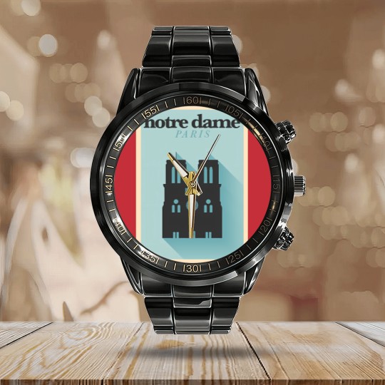 Discover ND Paris Poster Design - ND - Calendar Steel Band Watch