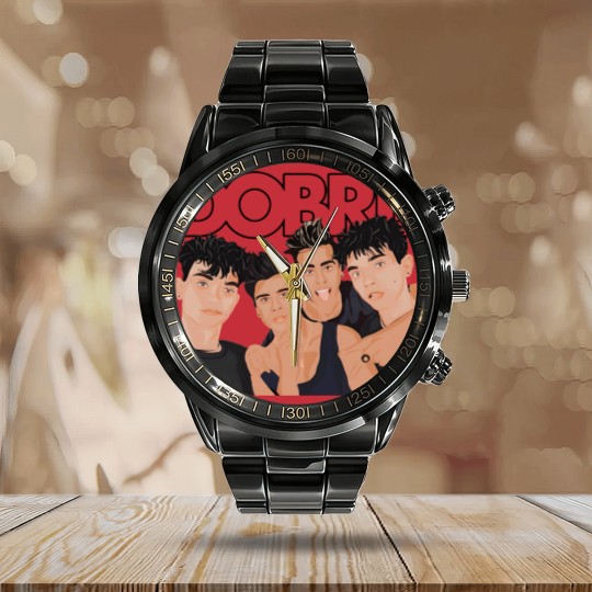 Discover Team dobre brothers Calendar Steel Band Watch