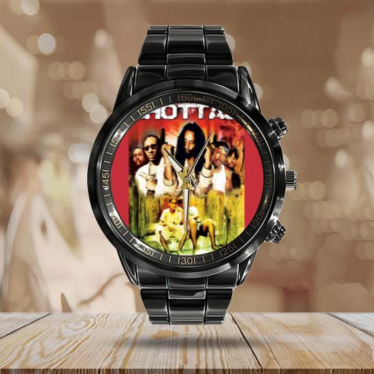Discover Shottas Jamaican Crime Gangsta Movie Calendar Steel Band Watch