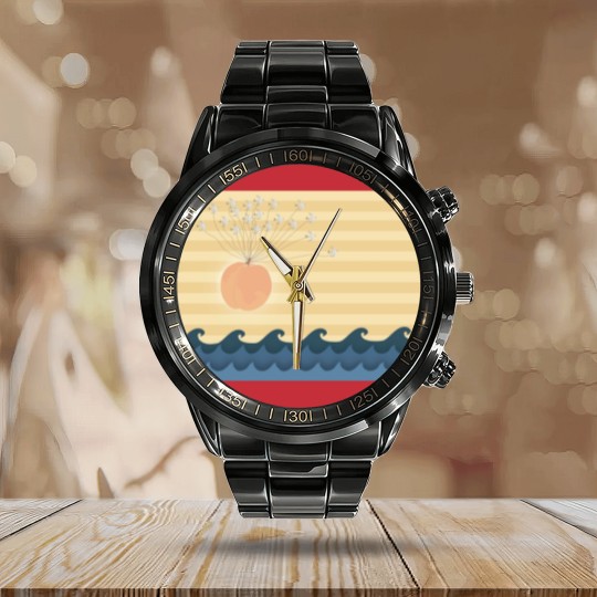 Discover James  the Giant Peach Calendar Steel Band Watch