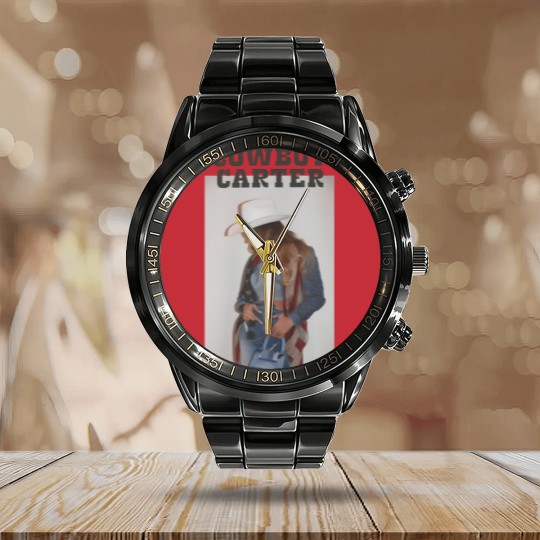 Discover Beyonce Cowboy Carter Act ii Beyince Calendar Steel Band Watch Unisex Cotton Ringer Calendar Steel Band Watch