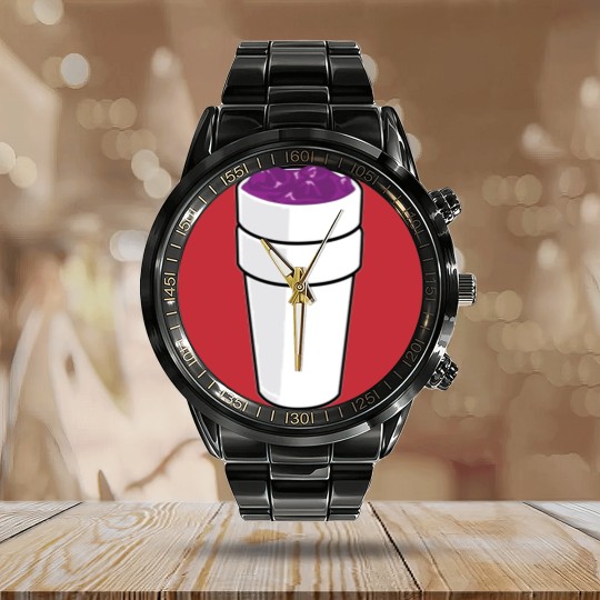 Discover Double Cup LeanDouble Cup LeanDouble Cup Lean Calendar Steel Band Watch