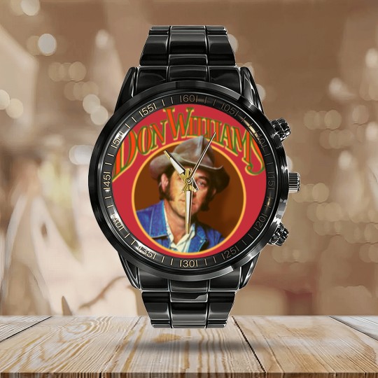 Discover Don Williams Retro Vintage Calendar Steel Band Watch, Don Williams Calendar Steel Band Watch