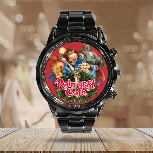 Discover Sweet Food in Rainforest Cafe 2 Restaurant Calendar Steel Band Watch