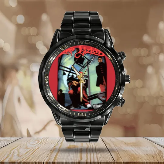 Discover Limp Bizkit Calendar Steel Band Watch, Vintage Limp Bizkit Calendar Steel Band Watch, Limp Bizkit Fan Calendar Steel Band Watch