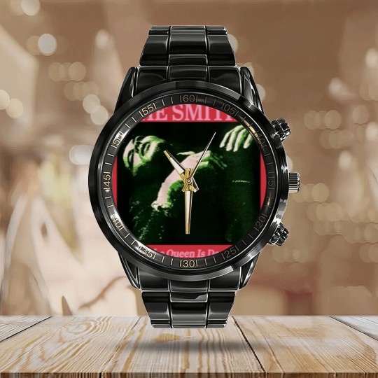 Discover Vintage The Smiths Green Y2K Rock Retro Punk The Queen Is Dead Calendar Steel Band Watch