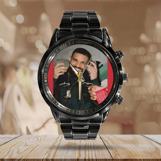 Discover Vintage Drake Calendar Steel Band Watch, Drake Calendar Steel Band Watch, Drake Merch
