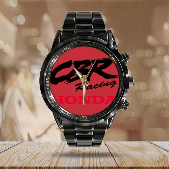 Discover Cbr Racing Calendar Steel Band Watch