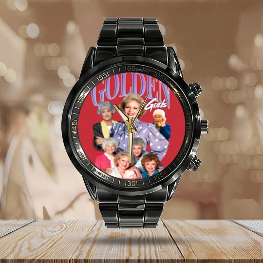 Discover The Stay Golden Movie Calendar Steel Band Watch, Vintage Y2K The Stay Golden Calendar Steel Band Watch