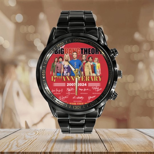 Discover The Big Bang Theory Calendar Steel Band Watch | The Big Bang Anniversary Calendar Steel Band Watch