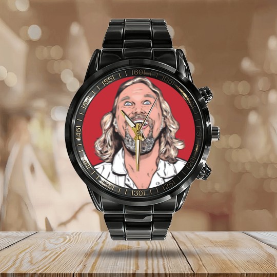 Discover The Dude Calendar Steel Band Watch