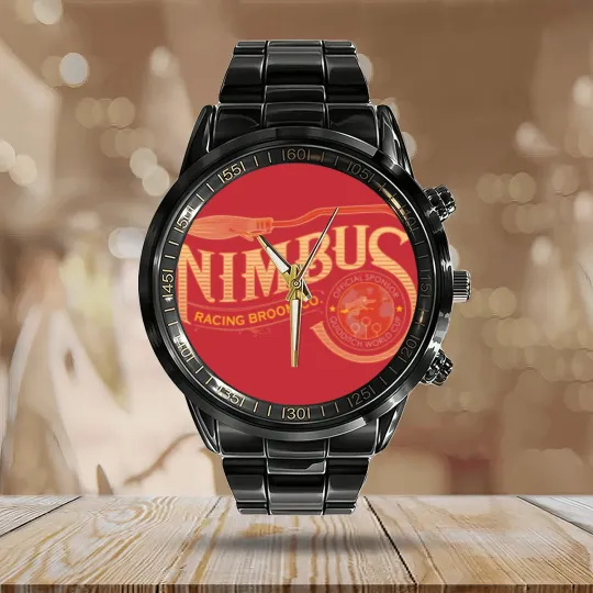 Discover Nimbus Racing Broom Company Unisex Calendar Steel Band Watch Calendar Steel Band Watch