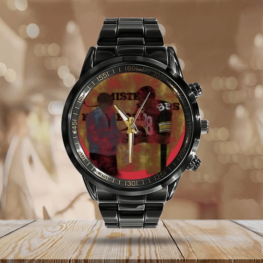 Discover Mister Rogers’ and Lynn Swann Calendar Steel Band Watch