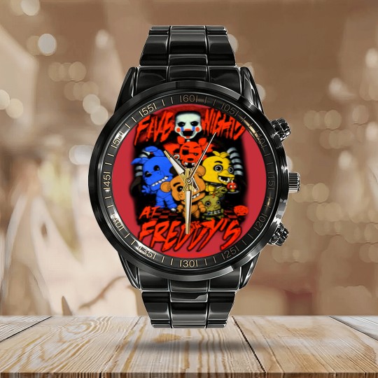 Discover Five Nights at Freddy's Freddy & Friends Funko Pop Calendar Steel Band Watch