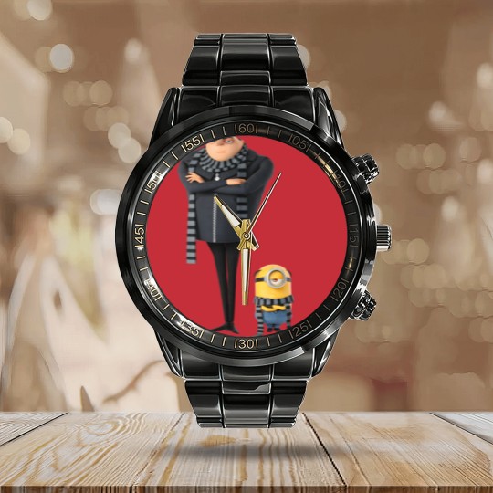 Discover Gru and Gru's Minion Calendar Steel Band Watch