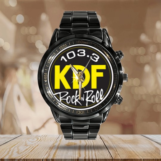 Discover 1033 KDF Nashville Calendar Steel Band Watch