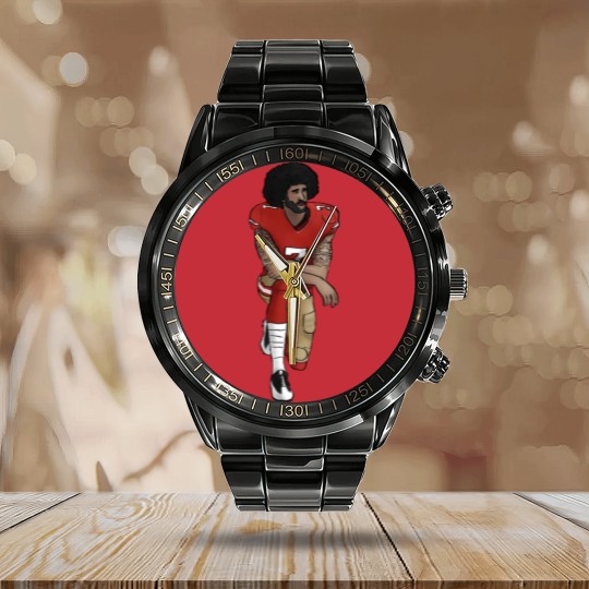 Discover Colin Kaepernick Calendar Steel Band Watch