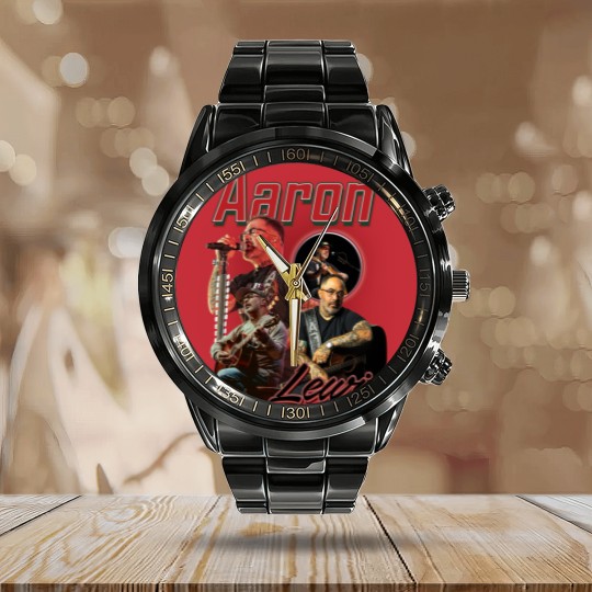 Discover Vintage Aaron Lewis 90s Calendar Steel Band Watch, Aaron Lewis Bootleg Calendar Steel Band Watch