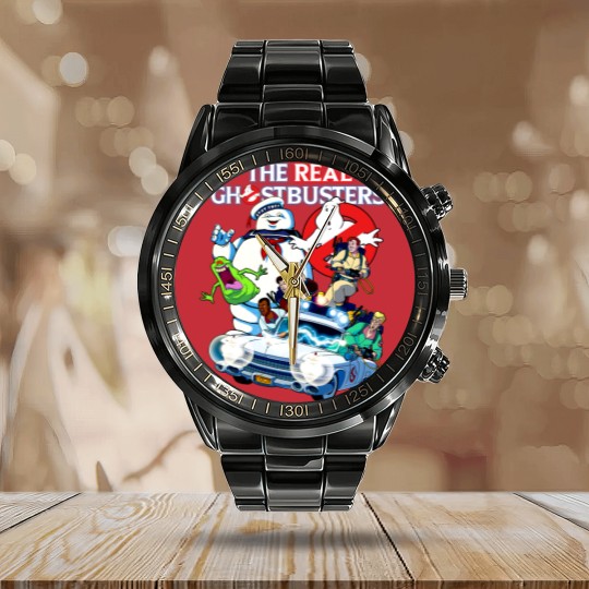 Discover Ghostbusters 80s Vintage Calendar Steel Band Watch, Ghostbusters Calendar Steel Band Watch