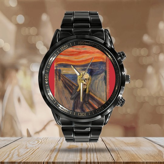 Discover The Goldblum Scream - Jeff Goldblum - Calendar Steel Band Watch