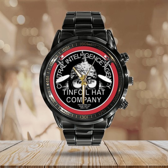 Discover Conspiracy Man - Conspiracy - Calendar Steel Band Watch