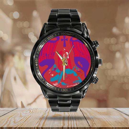 Discover Electric Wizard, Dooom Metal, Stoner Rock, Black Metal Calendar Steel Band Watch