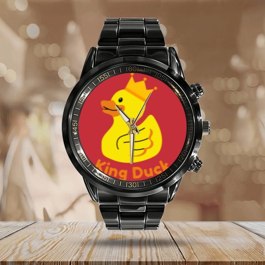 Discover King Duck - King Rubber Duck Calendar Steel Band Watch
