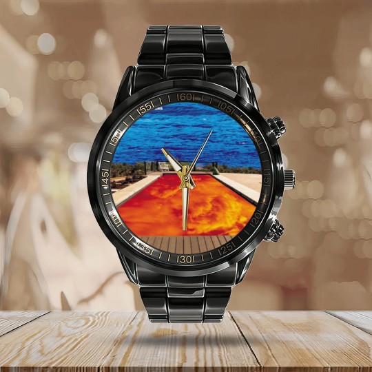 Discover Californication Rhcp-Hot Stadium Arcadium Calendar Steel Band Watch
