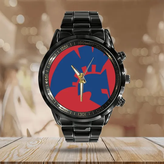 Discover Tacoma Community College Titans logo Calendar Steel Band Watch