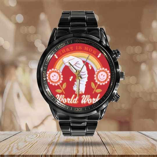 Discover Bo Burnham How The World Works Bo Burnham Merch Calendar Steel Band Watch