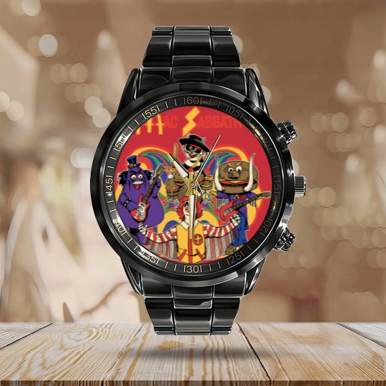 Discover Mac Sabbath Black Espresso Calendar Steel Band Watch