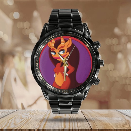 Discover Netflix Big Mouth Connie the Hormone Monstress Calendar Steel Band Watch