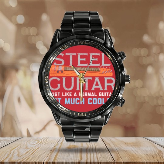 Discover Steel Guitar For Guitar Player Calendar Steel Band Watch