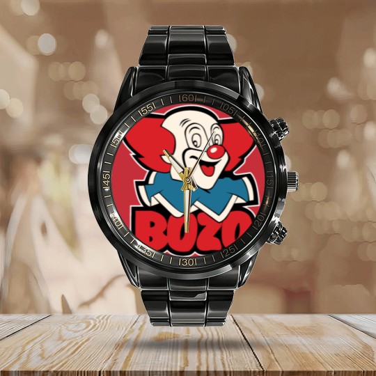 Discover Bozo s Circus1 Calendar Steel Band Watch