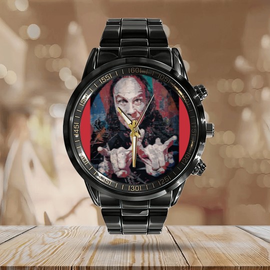 Discover Ronnie James Dio Calendar Steel Band Watch
