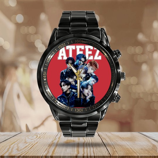 Discover Ateez Vintage Calendar Steel Band Watch, Ateez Calendar Steel Band Watch,Ateez Break The Wall Calendar Steel Band Watch